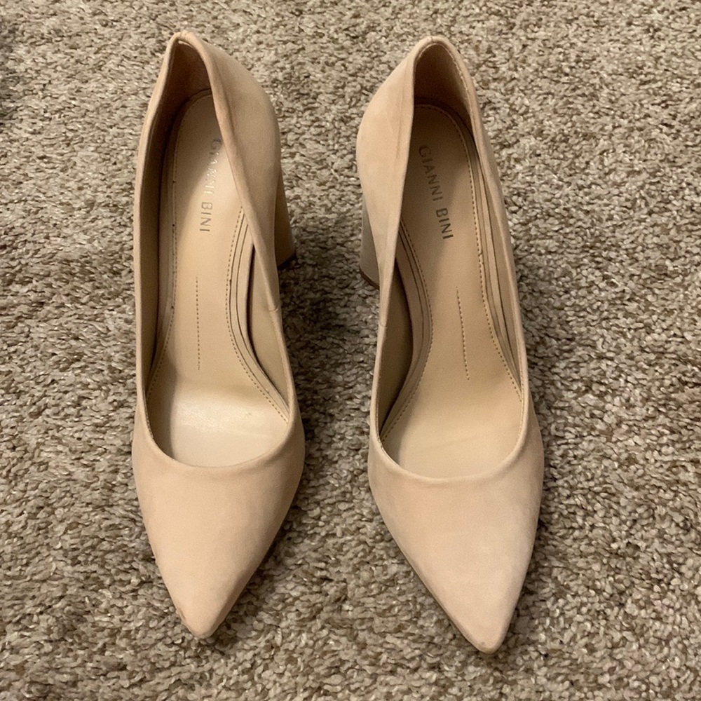 Wedge heels. Worn 2wice. Once in a bar.